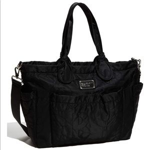 Marc Jacobs black nylon baby bag